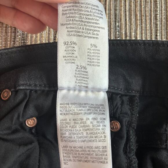 MOTHER | High-Waisted Looker Black Wash: Not Guilty Cut#604962 Size 25 - Picture 8 of 13